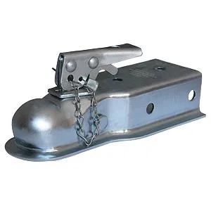 87075 – HUSKY TOWING Trailer Coupler, Straight 3 Inch Wide Channel Mount Bolt-On 3500 Pound Gross Trailer Weight Capa...